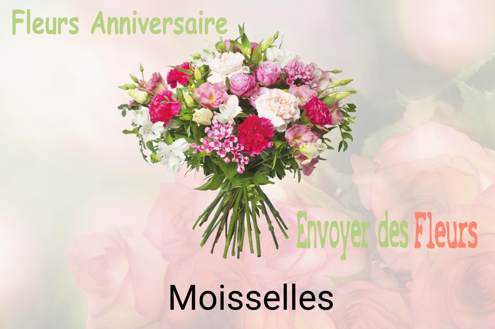 Bouquet de fleurs d’anniversaire livré à Moisselles